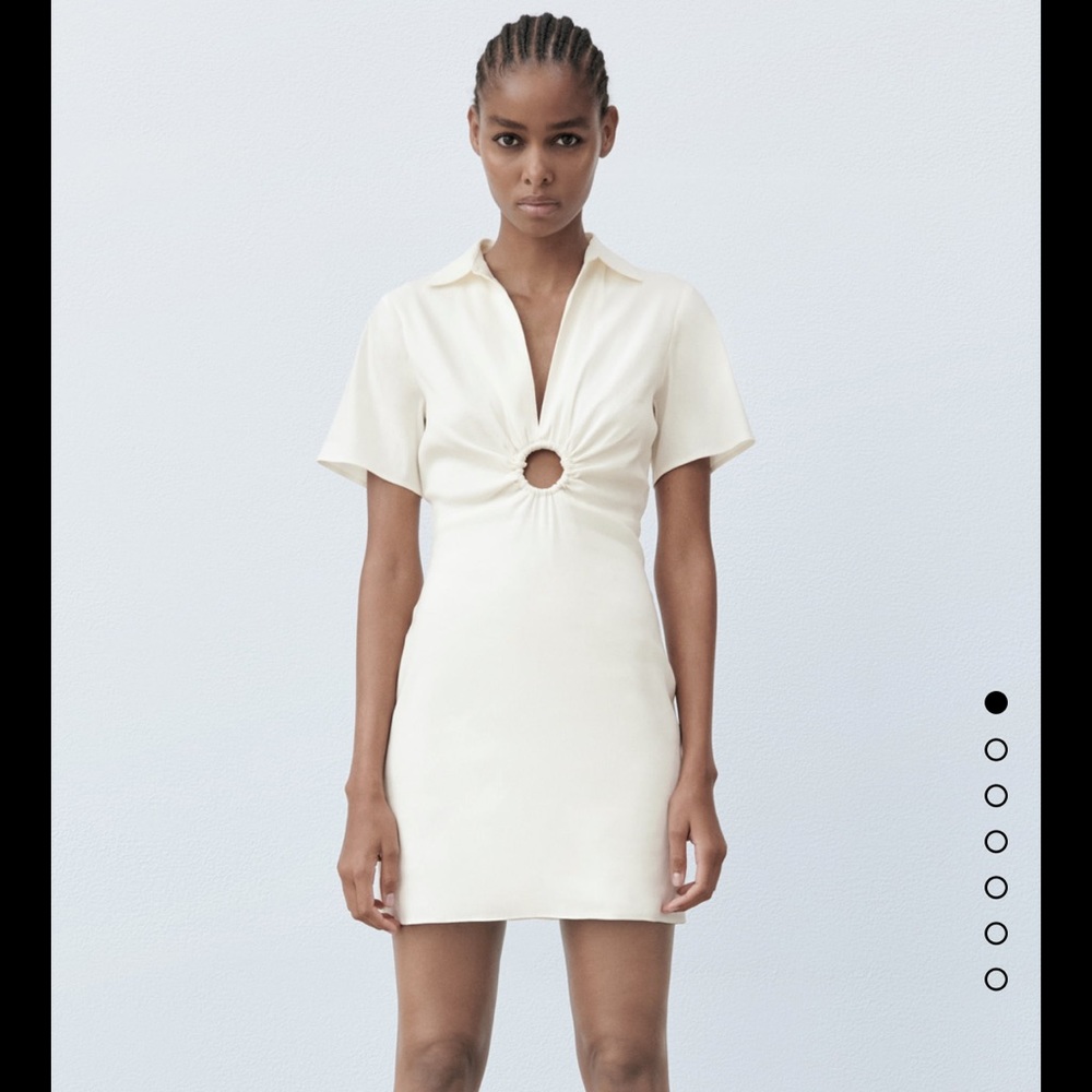 Zara White Dress